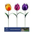 Alpine Assorted Metal 12 in. H Tulip Planter Stake QEL829A